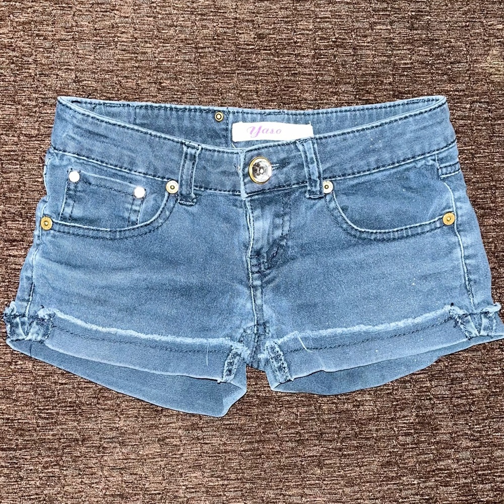 Littlw Gurla Dark Blue Shorts